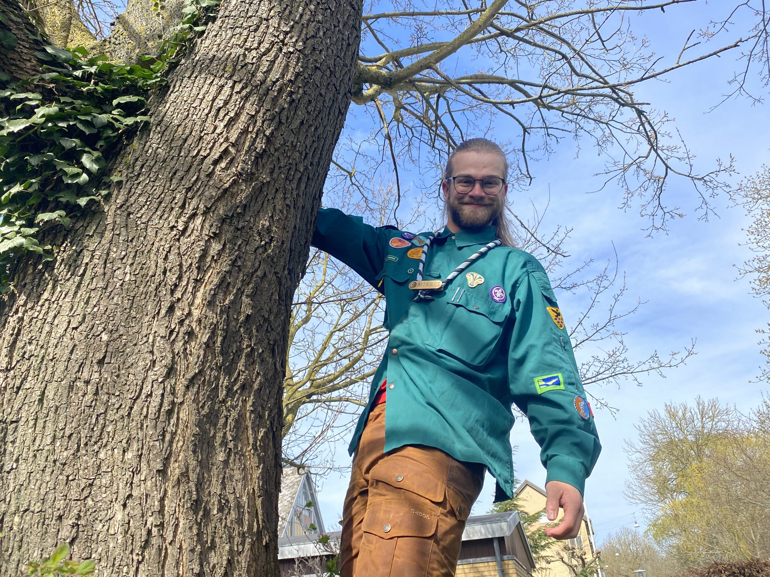 GEÅ Houens Odde der klatre rundt i et træ